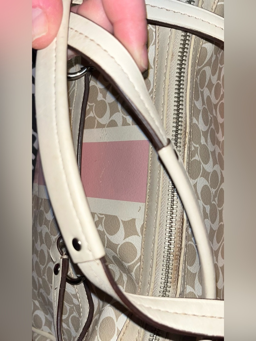 Coach Chelsea Heritage Stripe satchel - Picture 5 of 9